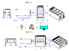 Dimensions (BME-705, BME-710)